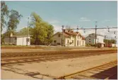 Håkantorp stationshus och bangård.