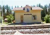 Stumsnäs station omkring år 1972.