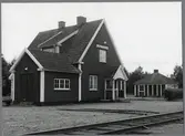 Galtåsen hållplats. Nedläggning av bandelen Ulricehamn - Jönköping den 1 september 1960.