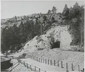 Tunneln vid Alphyddan på linjen mellan Henriksdal och Nacka.