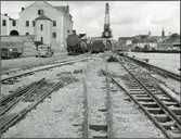 Järnvägsbygget vid Karlshamn.