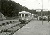 Invigningståget vid Karlshamn station.