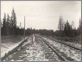 Banvall vid km 33, Spänvallen på linjen mellan Repbäcken och Bäsna.