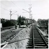 Statens Järnvägar, SJ Ua ellok med tåg.