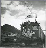 Statens Järnvägar, SJ Dk 446. Invigningståget vid invigningen av elektrifieringen Järpen - Storlien.