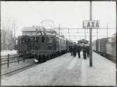 Laxå station med Statens Järnvägar, SJ D 109.