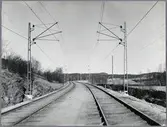 På linjen mellan Stockholm - Göteborg. El-driften av västra Stambanan.