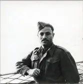 Allierad krigsfånge under krigsfångeutväxling.