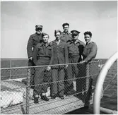 Allierade krigsfångar ombord på Drottning Victoria.