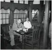 Konferens ombord på Drottning Victoria.