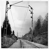 Semafor på linjen vid Läggesta.