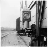 Nyplacering av slutsignallykta på godsvagnen.