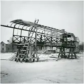 Statens Järnvägar, SJ Buss 1071 efter kollision.