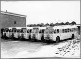 Scania-Vabis 2B22. Statens Järnvägar, SJ buss 1449 - 1453.