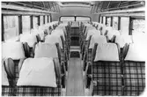 Interiör från turistbuss Scania-Vabis 2B21 SKV 1951. Statens Järnvägar, SJ buss 1881.
