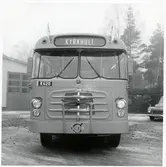 Buss med destionation Kyrkhult. Byggd av Svenska Karosseri Verkstäderna AB i Katrineholm.