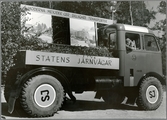 Statens Järnvägar, SJ lastbil 13123 under Barnens Dag i Södertälje.