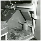 Förarutrymmet i den så kallade 