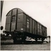 Godsvagn för bärtransport Statens Järnvägar, SJ G 44072.