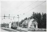 Spårrensare vid Trödje station.