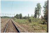 Bangården vid Ornäs station.