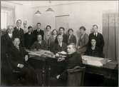 Gruppfoto från Kontollkontoret 1929.