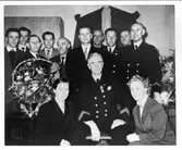 Avskedsfest för stins Harry Johansson på Gotland.