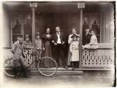 Robert Axel Fredrik Westman med familj. Han var Uppbördskassör mellan åren 1874 - 1897 och senare Distriktskassör mellan 1898 - 1906.