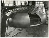 Rälsbusstillverkning hos Hilding Carlsson Mekaniska Verkstad i Umeå.