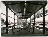 Transportanläggning till järnverket i Oxelösund under uppbyggnad.