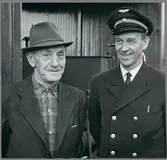 E Bergström hos Trafikaktiebolaget Grängesberg - Oxelösunds Järnvägar, TGOJ.