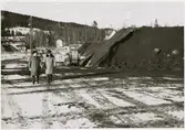 Bangården vid Håksbergs station 1964.