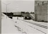 Lastplatsen vid Idkerbergets gruva med berglaven i bild, 1964.