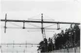 Montering av ledningsbrygga.
