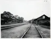 Bangård vid Motala verkstad.