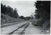 Bangården vid Kungsängen station.