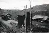 Rikgränsens station och turisthotellet.