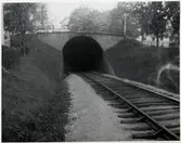Järnvägstunnel under Storgatan.