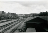 Bangården vid Borås Centralstation.