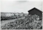 Efterdyningarna av jordskredet i Surte som inträffade den 29 september 1950.