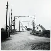 Plankorsning vid Onsjövägen i Eslöv, på linjen mellan Stehag och Örtofta.