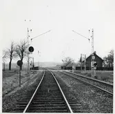 Plankorsning vid Ellinge, på linjen mellan Eslöv och Örtofta.