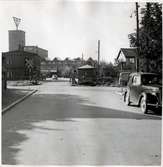 Järnvägsövergång vid Böckaregatan på linjen Fjärdingslöv och Trelleborg.