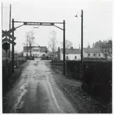 Järnvägsövergång i Flisby.