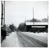 Järnvägsövergång i Eksjö.