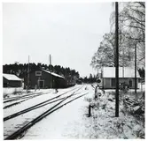 Järnvägsövergång i Vallnäs.