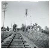 Järnvägsövergång i Ämmenäs.