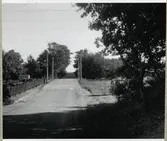 Järnvägsövergång vid Skepparkroken på linjen mellan Vejbyslätt och Skälderviken.