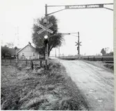 Järnvägsövergång vid Goentorpsvägen utanför Kvidinge, på sträckan mellan Kvidinge och Kärreberga.