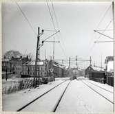 Järnvägsövergång vid Karl Krooksgatan i Helsingborg på linjen mellan Helsingborg C och Ramlösa.